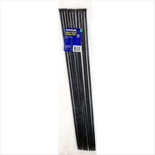 Narva Extra Heavy Duty Cable Ties 9.0mm x 709mm - 10Pc