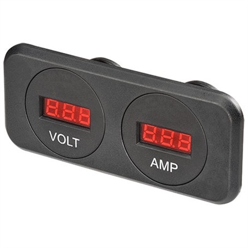 Narva AMP/VOLT METER TWIN SOCKET