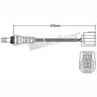 FUELMISER OXYGEN SENSOR DIRECT FIT 4 WIRE 375MM CABLE