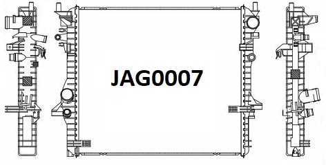 RADIATOR SUITS JAGUAR XF X250 XJ X351 2010-2019 - JAG0007-PA26AM