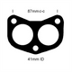 ACL TOYOTA EXHAUST FLANGE GASKET JE016
