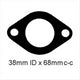 New Zealand Gaskets EXHAUST FLANGE GASKET MASSEY FERGUSON.T1409 JE267