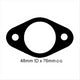 New Zealand Gaskets EXHAUST FLANGE GASKET MAZDA G6/+SUBARU JE693