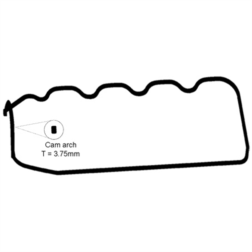 ACL ROCKER COVER GASKET MITSUBISHI 4G32 4G36 JN276