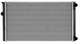 Nissens RADIATOR VW GOLF 91-98 1.8, 1.9 TDi 2.0 VENTO 95-97 1.8 M/T JR4180J