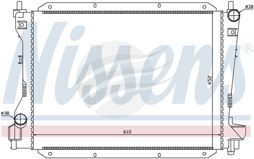 Nissens RADIATOR JAGUAR S-TYPE 3.0LT A/P 4.0LT 99-5/02 AUTO JR4302J