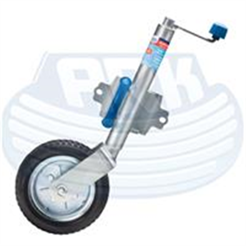ARK JOCKEY WHEEL SWIVEL 10 INCH SOLID RUBBER WHEEL 350KG
