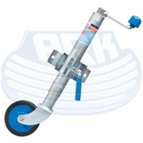 ARK JOCKEY WHEEL FIXED 6 INCH RUBBER WHEEL 350KG