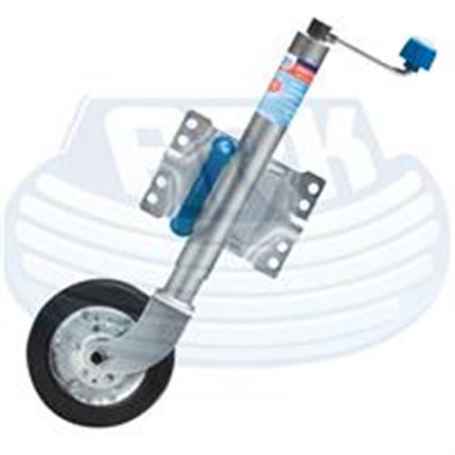 ARK JOCKEY WHEEL SWIVEL 8 INCH RUBBER WHEEL 350KG
