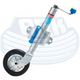 ARK JOCKEY WHEEL SWIVEL 8 INCH RUBBER WHEEL 350KG