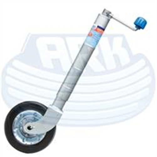 ARK JOCKEY WHEEL N/CLAMP 8 INCH RUBBER WHEEL 350KG
