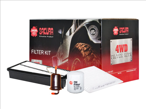 Sakura FILTER KIT OIL AIR FUEL CABIN TOYOTA LANDCRUISER PRADO K-11160