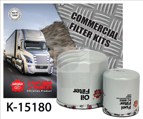 Sakura TRUCK FILTER KIT ISUZU NPS SITEC 110 115 120 K-15180