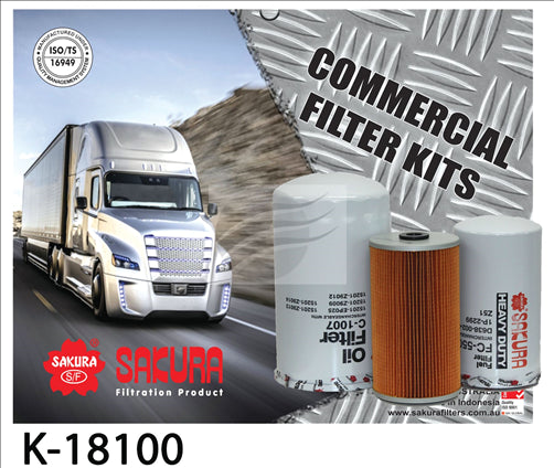 Sakura TRUCK FILTER KIT NISSAN LK185 LK235 PK220 PKA220 PK230 K-18100