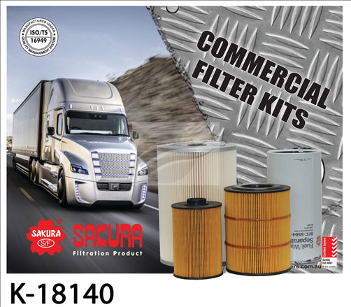 Sakura TRUCK FILTER KIT NISSAN GE13TB & D GW400 GW470 K-18140