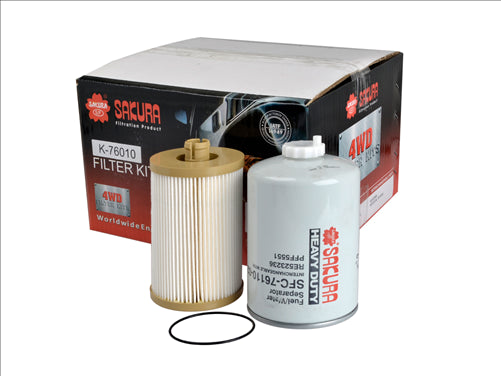 Sakura FUEL FILTER KIT FITS Z832 P551124 BF7929KIT RE25523 K-76010