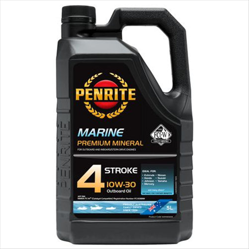 Penrite Marine Outboard 4 Stroke 10W-30 Engine Oil 5L