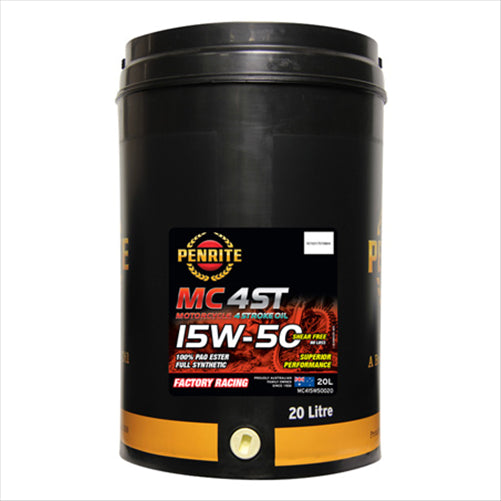 Penrite Motorcycle 4 Stroke PAO and Ester 15W-50 20L