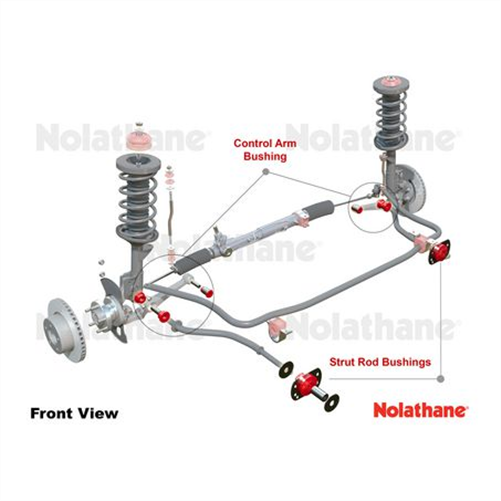 Nolathane FRONT CONTROL ARM/STRUT ROD KIT NEK1