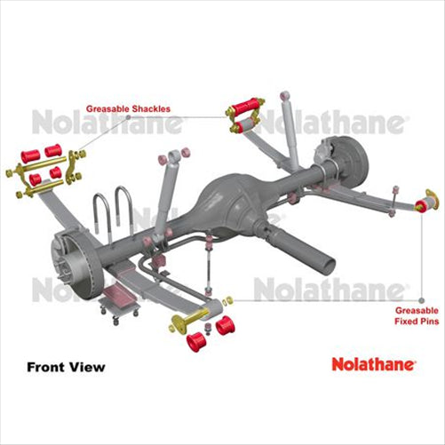 Nolathane SPRING - GREASABLE SHACKLE AND BUSHING KIT NEK44