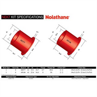 Nolathane ESSENTIAL SERVICE KIT-CONTROL ARM NEK7