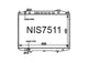 RADIATOR SUITS NISSAN NAVARA D22 2.5L 08>15 BOTH HOSES SAME SIDE - NIS7511-PA26A