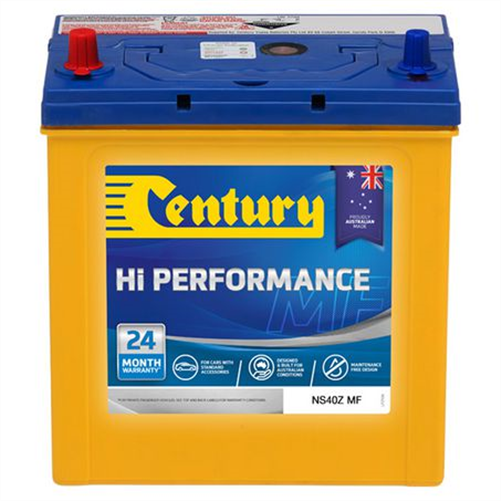 CENTURY BATTERY AUTOMOTIVE HI PERFORMANCE 12V 330 CCA NS40ZMF