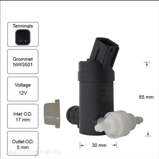 Windscreen Washer Pump - NWP1335