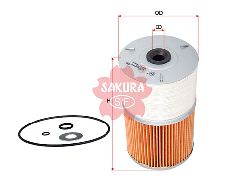 Sakura OIL FILTER FITS R2565P 15607-1320 O-1319