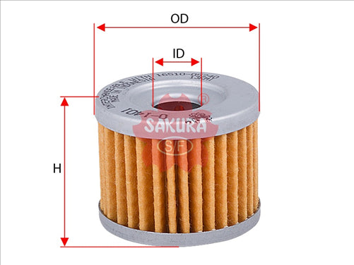 Sakura OIL FILTER FITS LF3387 16510-05240 O-1401