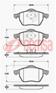Remsa DB1401 FRONT DISC BRAKE PAD AUDI/VW A3 1.8 TURBO 1997-04