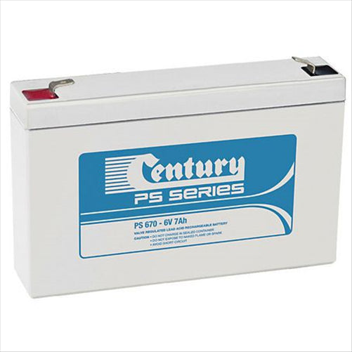 CENTURY VRLA BATTERY 6V PS670