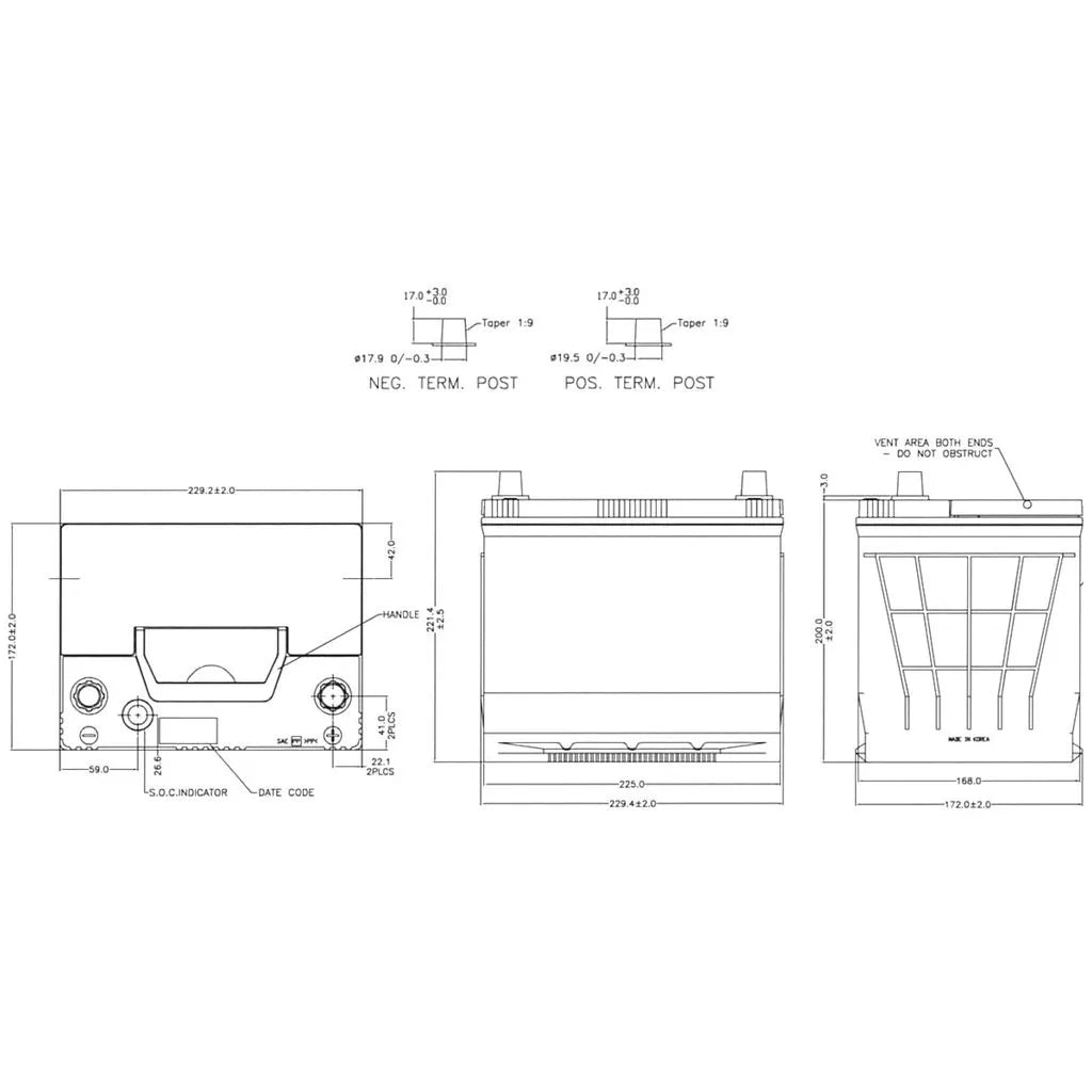 BOSCH BATTERY S5 660CCA / 75AH - Q85L