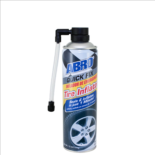ABRO Quick Fix Tire Inflator with Hose 15oz 425g