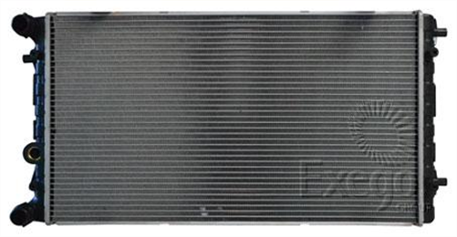 FLOKOOL VOLKSWAGEN RADIATOR ENGINE COOLING ALUMINIUM CORE PLASTIC TANK RAD775