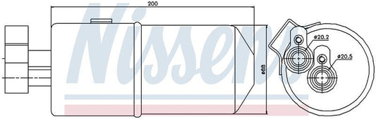 Nissens FDR ACCUM RENAULT SCENIC MEGANE 1.6LT & 2.0LT 01-04 RD0113N