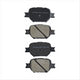 RDA GP MAX LOW METALLIC BRAKE PAD SET TOYOTA RDB1431