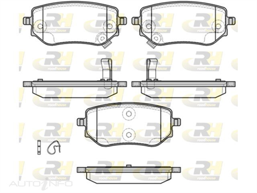 ROADTECH Rear Brake Pads MERCEDES X CLASS RDB1802-02-RH
