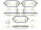 ROADTECH Rear Brake Pads MERCEDES X CLASS RDB1802-02-RH