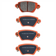 RDA GP MAX LOW METALLIC BRAKE PAD SET FORD MONDEO JAGUAR RENAULT RDB1945