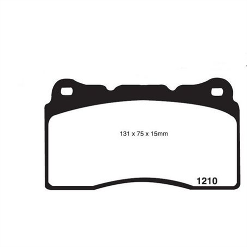 RDA GP MAX LOW METALLIC BRAKE PAD SET FORD HOLDEN HSV SUBARU VOLVO RDB2161