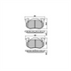 RDA PHANTOM CERAMIC BRAKE PAD SET CITROEN PEUGEOT RENAULT RDC130