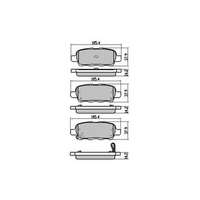 RDA PHANTOM CERAMIC BRAKE PAD SET NISSAN RENAULT SUZUKI RDC1509