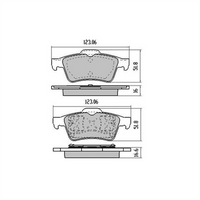 RDA PHANTOM CERAMIC BRAKE PAD SET HOLDEN MAZDA RENAULT SAAB RDC1665