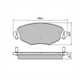 RDA PHANTOM CERAMIC BRAKE PAD SET FORD MONDEO JAGUAR X-TYPE RDC1944