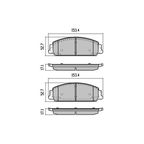 RDA PHANTOM CERAMIC BRAKE PAD SET HOLDEN HONDA HSV GRANGE RDC1949