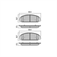 RDA PHANTOM CERAMIC BRAKE PAD SET HOLDEN HONDA HSV GRANGE RDC1949