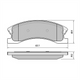 RDA PHANTOM CERAMIC BRAKE PAD SET JEEP GRAND CHEROKEE RDC1974