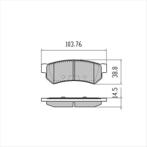 RDA PHANTOM CERAMIC BRAKE PAD SET DAEWOO LACETTI HOLDEN VIVA RDC2032