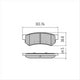 RDA PHANTOM CERAMIC BRAKE PAD SET DAEWOO LACETTI HOLDEN VIVA RDC2032